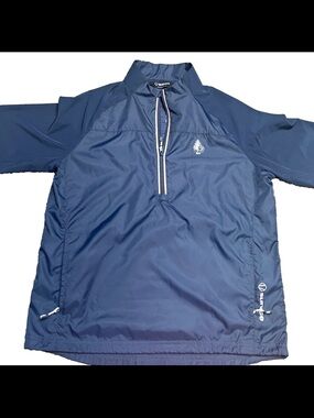 Sunice Chattanooga Golf & Country Club 1/2 Zip Pullover Jacket Men’s M Blue Golf